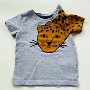 Cool cheetah toddler tee